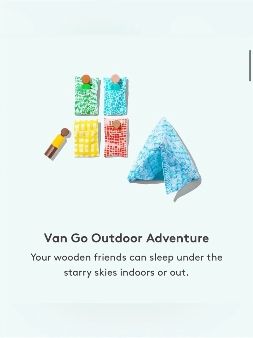 Lovevery Wooden Camper and Van Go Outdoor Adventure Kits